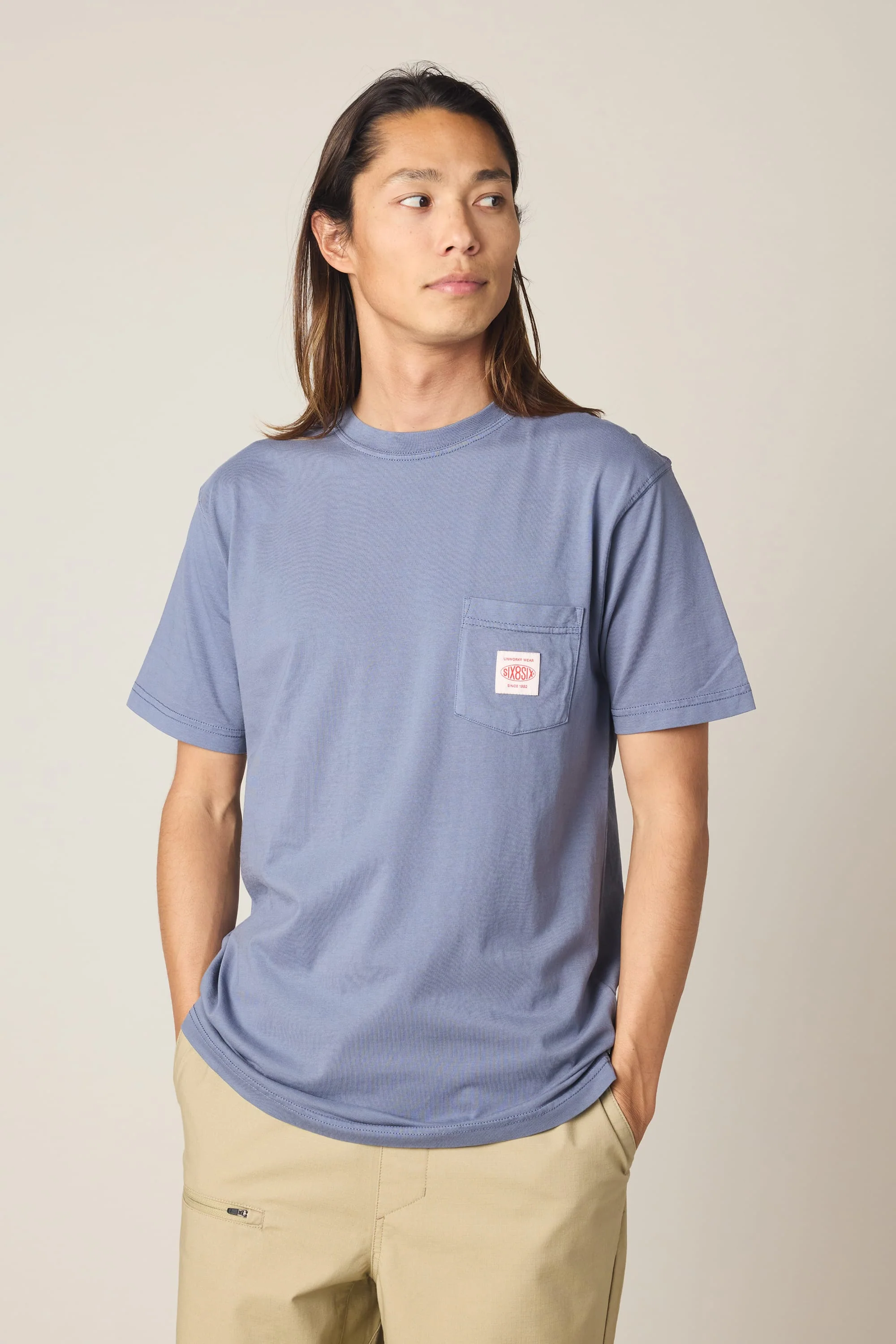 686 Men's Unwork Authentic SS Pocket Tee - Image 3